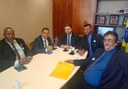 Mesa Diretora em Brasília com o Deputado Federal Wladimir Garotinho.