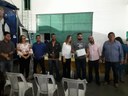 Vereadores participam de entrega de certificados de cursos oferecidos pelo SENAI.